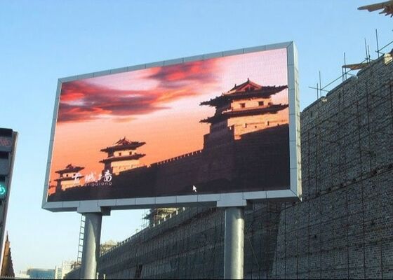 Bom preço Display LED p10 exterior a cores completas para publicidade com brilho 8000 ajustável on-line