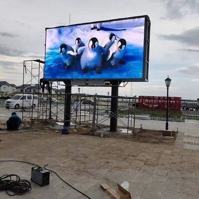960X960mm Outdoor LED Advertising Display Board P6 Alto brilho 6500nit e taxa de atualização de 3840hz