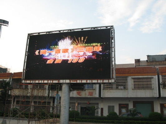 P6 P8 P10 Impotente para o exterior Publicidade fixa Ecrã de vídeo SMD LED Ecrã de outdoor Publicidade