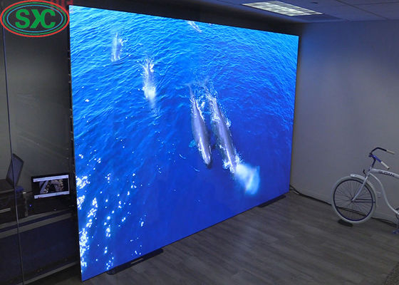 Bom preço Densidade interna do pixel da exposição de diodo emissor de luz 27778/m2 da cor completa de P6 HD para a sala de reunião on-line