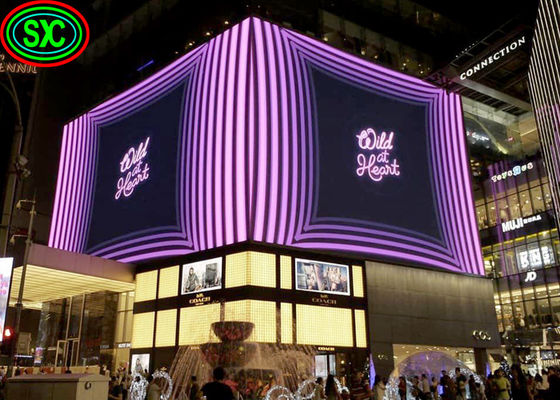 Bom preço Ecrãs de publicidade exterior LED de alto brilho P5/P4 Ângulo de visão amplo On-line
