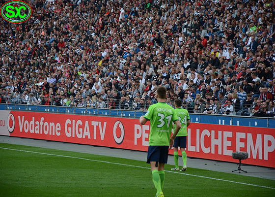 Bom preço Exposição de diodo emissor de luz exterior IP65 impermeável do estádio de futebol de Francoforte do perímetro P8 on-line