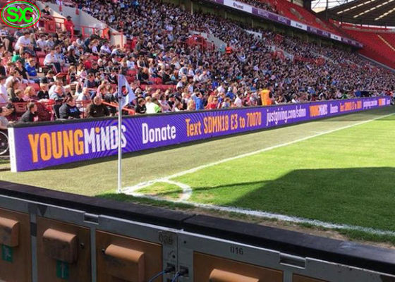 Economia de energia conduzida exterior da exposição do vídeo do estádio do perímetro do esporte do perímetro P8