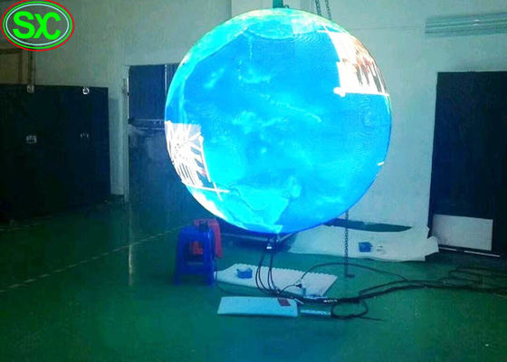 Bom preço Uma propaganda exterior flexível de 360 graus conduziu a esfera interna P4.8 da bola da tela de exposição on-line