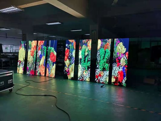 Bom preço Exposição quadrada P3 RGB 3 do cartaz do diodo emissor de luz do shopping em 1 tamanho do módulo 192*192 on-line