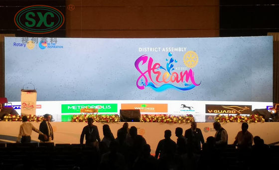 Bom preço Exposição de diodo emissor de luz alugado exterior enorme de P4 P5 P6 para eventos/fundo do show business/fase on-line