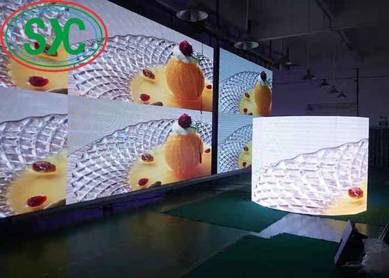 Bom preço Ecrã LED Full Color para aluguer, 6mm de pitch de pixels e visualização de vídeo transparente. on-line