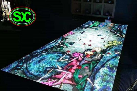 Bom preço Cor completa conduzida de pouco peso impermeável de P10 Dance Floor para a barra do disco/DJ on-line