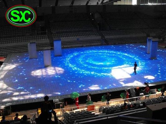 Bom preço p10 a cor completa exterior Diy ilumina acima Dance Floor com máscara do assoalho de Skidproof, tamanho personalizado on-line