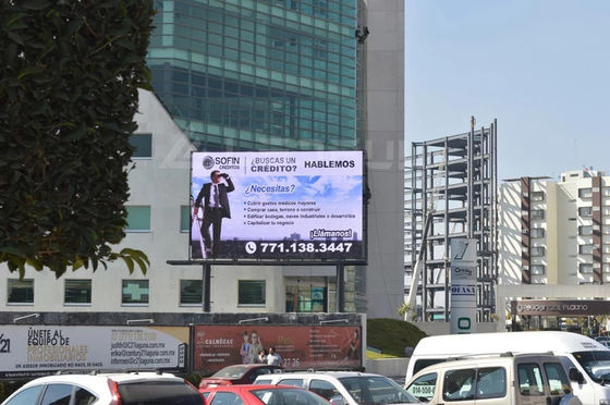 Bom preço P10 Exterior Full Color LED Screen Rental SMD2121 Lâmpadas LED 16 bits Níveis de escala de cinza on-line