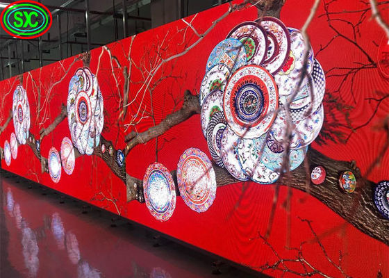 Bom preço 1200cd/M2 Brilho Painel LED curvo, HD Aluguel P2.9 P3.91 P4.81 tela led cenário do palco on-line