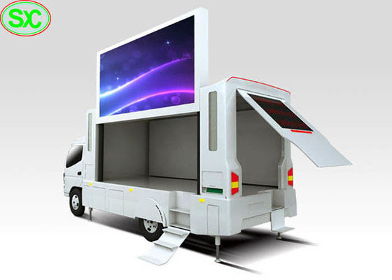 Bom preço RGB 3 em 1 quadro de avisos exterior móvel da exposição de diodo emissor de luz P6 do caminhão Digitas para anunciar on-line