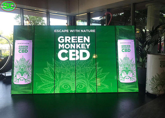 Bom preço Telas conduzidas internas magros do cartaz de Hd, cartaz conduzido espelho do suporte do painel de exposição P2.5 on-line