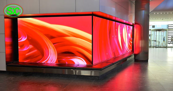 Bom preço Ecrãs LED de publicidade de vídeo móvel 4 mm Pixels Full Color Ecrã de publicidade LED interior On-line