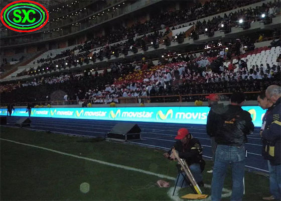 Bom preço Exposição de diodo emissor de luz exterior SMD3535 do estádio de P10 P8 1R1G1B 6500nits on-line