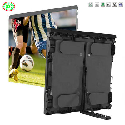 Bom preço Armário de alumínio de fundição por impressão de cor IP65 LED de tela de exibição exterior Perímetro do estádio de futebol on-line