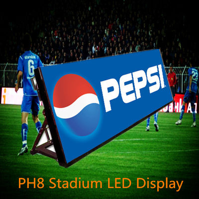 HD exterior Alta taxa de atualização Full Color P8 Grande Estádio LED Display Screen