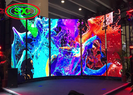 Bom preço Exposição conduzida exterior alugado de SMD P5/armário conduzido alugado interno da exposição 640x640 on-line