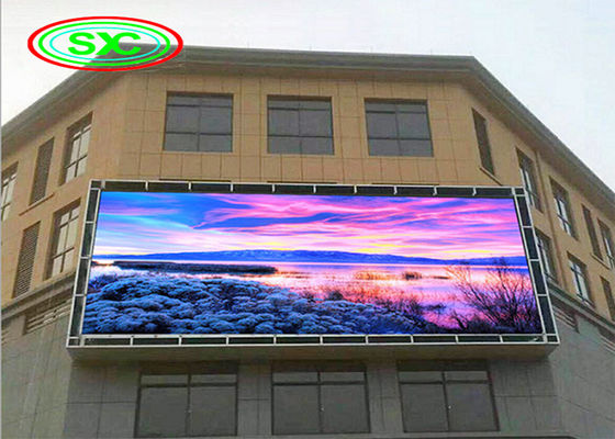 Bom preço Varredura conduzida da tela de exposição P10 da propaganda arrendamento fixado na parede 1/4 que conduz o modo on-line