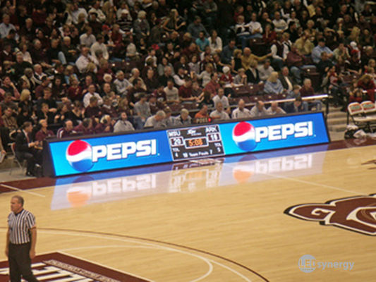 Exposição de diodo emissor de luz IP65 do estádio do armário 7500cd/sqm de P10 960x960mm