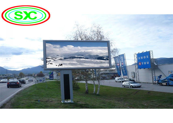 Bom preço a cor completa exterior P6 P8 P10 do brilho 6000cd/m2 conduziu a condução da varredura do quadro de avisos 1/4 on-line