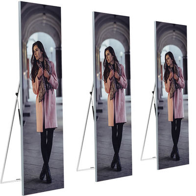 Espelho SMD Full Color Interior 1000cd/m2 P2.5 LED Vídeo Pôster tela 640x640mm