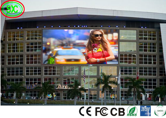 Bom preço Exibição LED a cores exteriores P6 Alta taxa de atualização Publicidade Painel de outdoors 320W/m2 P6 6500cd/m2 on-line
