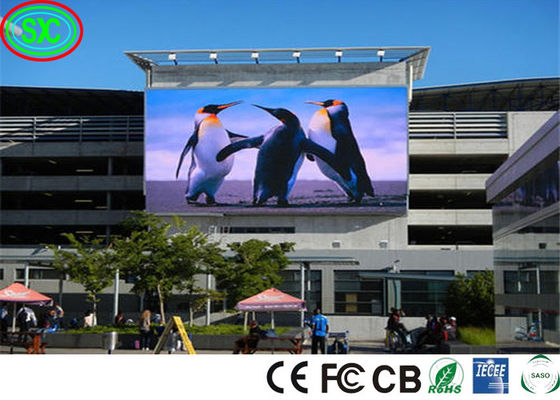 Outdoor P6 SMD2727 1R1G1B 7000cd/m2 Painéis LED Full Color Outdoor Full Color LED Display