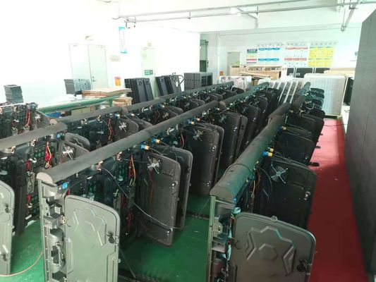 Exposição de diodo emissor de luz exterior do estádio de P10 16X32mm para o futebol