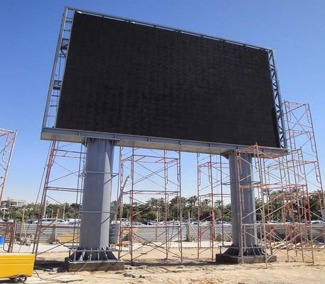 Bom preço Grandes Outdoor Full Color Waterproof P10 Publicidade LED Outdoors Com Coluna on-line