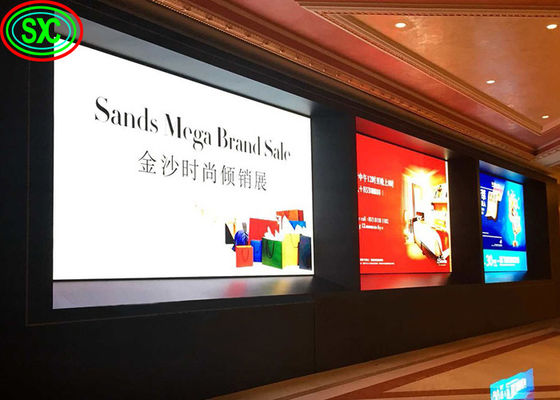 O painel de exposição interno excelente do diodo emissor de luz da fase P3.91 P4.81 do diodo emissor de luz conduziu o meios audiovisuais video da parede para eventos