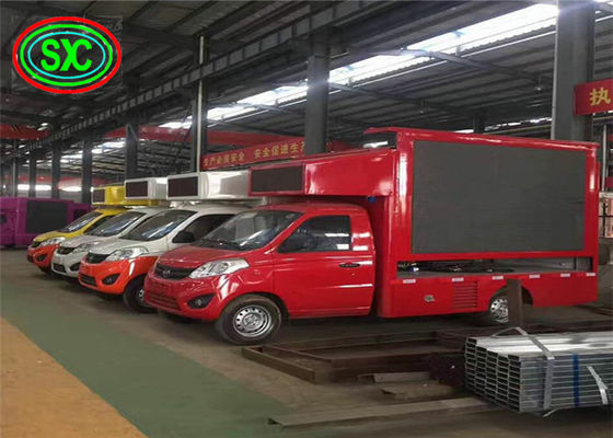 Bom preço As caras do caminhão dois do tipo com P6/P8/P10 exterior conduziram a exposição para a propaganda móvel on-line