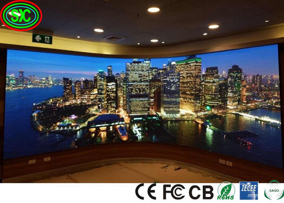 Bom preço O diodo emissor de luz interno da fase da curva P3.91 seleciona a conexão sem emenda na exposição de diodo emissor de luz video pronta para enviar on-line