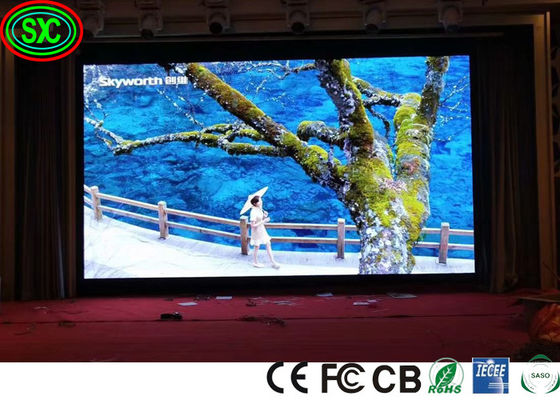 Bom preço Tela de projeção a cores completa interna da exposição de diodo emissor de luz P3.91 da fase do equipamento do evento para Live Event, conferência, casamento, igreja on-line