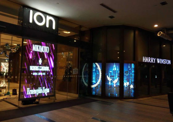 Bom preço Exposição de diodo emissor de luz transparente exterior flexível de P10.42 5500cd/Sqm on-line