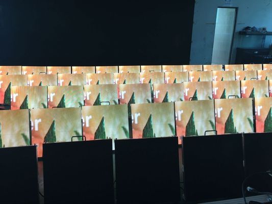 Telas do diodo emissor de luz da fase do RGB SMD P3.9, definição interna do módulo da exposição de diodo emissor de luz 64x64 de SMD