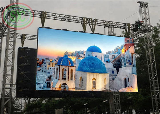 Bom preço Densidade do pixel do ponto da exposição de diodo emissor de luz 43222 da tela P 4,81 da fase exterior de cor completa on-line