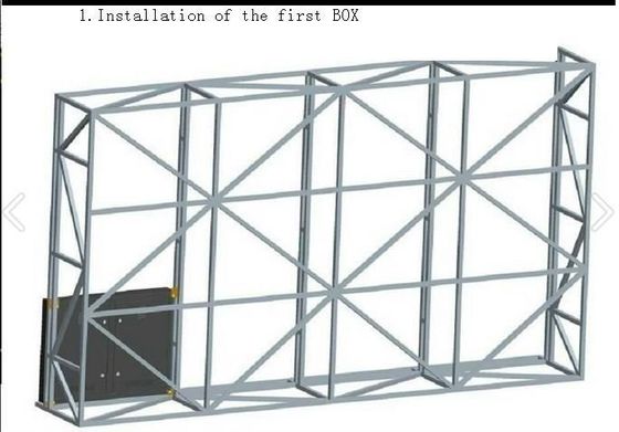 Outdoor LED Billboard P10 50000cd/㎡ Brilho IP65 à Prova D'Água