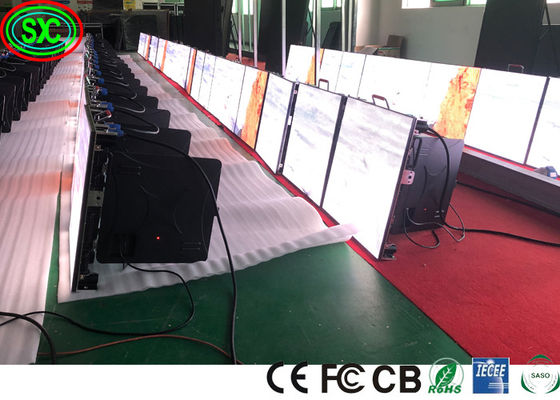 Bom preço Ultra Thin Wall Indoor Outdoor P4 Rental LED Display Publicidade 3 anos de garantia on-line