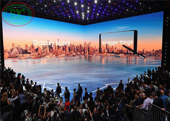Bom preço P1.2 - P4.8 Display LED personalizado sem arrasto HD flexível impermeável fácil instalação on-line