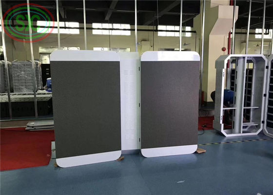 Bom preço Exposição de diodo emissor de luz exterior da tela P 10 do diodo emissor de luz de polo de luz dos lados da cor completa dois com sistema de controlo de GPS 4k on-line