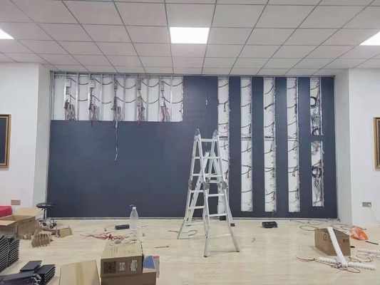 Bom preço A propaganda interna da cor completa conduziu o elétron alugado da tevê 4k da televisão do painel do armário 640x640mm da tela de exposição P5 do diodo emissor de luz da parede da tevê on-line