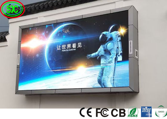 P6 Exterior Full Color LED Display Screen Personalizado Instalação fácil Grande comercial Publicidade Video Wall