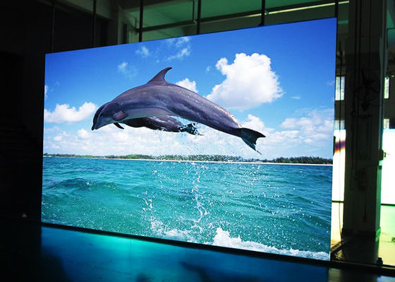 Exposição conduzida arrendamento do brilho alto p3.91 para a sala de exposição, arrendamento video conduzido da parede