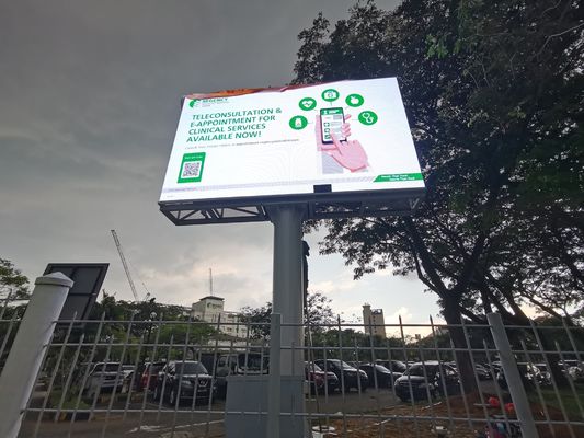 Bom preço O telhado de construção montou a tela video exterior dos meios da exposição de diodo emissor de luz do diodo emissor de luz do painel de exposição P6 do diodo emissor de luz de P6 960x960mm on-line