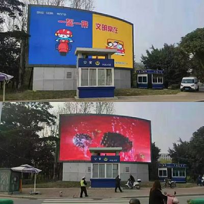 Bom preço Definição alta painel flexível exterior interno video curvado da tela do diodo emissor de luz da tela 500x500mm P3.91 P4.81 da parede do diodo emissor de luz on-line