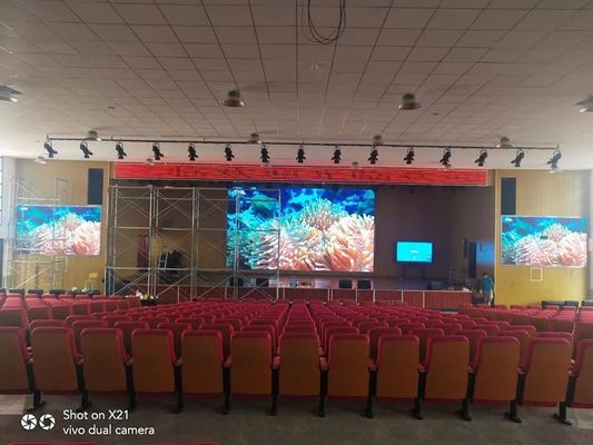Bom preço A elevação P4.81 interna refresca o smd da cor completa conduziu a parede video 500*500mm da propaganda de tevê 500*1000mm que os armários alugados conduziram a exposição on-line