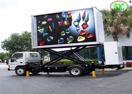 Bom preço P10 IP65 Área exterior resistente à água Caminhão montado LED Display 10mm Pitch Pixel on-line