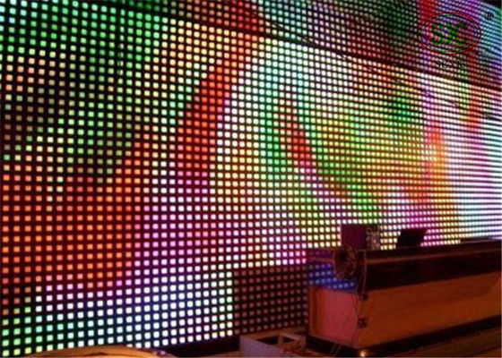 Bom preço A exposição de diodo emissor de luz da cortina dos meios de propaganda P25, MERGULHA a tela alta do diodo emissor de luz da definição 346 on-line