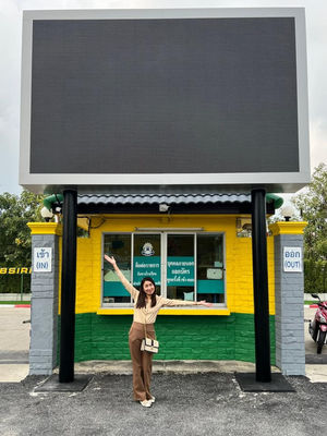 Exposição de diodo emissor de luz P8 exterior com o armário fixo conduzido exterior da exibição de vídeo do smd 3535 de 960X960MM